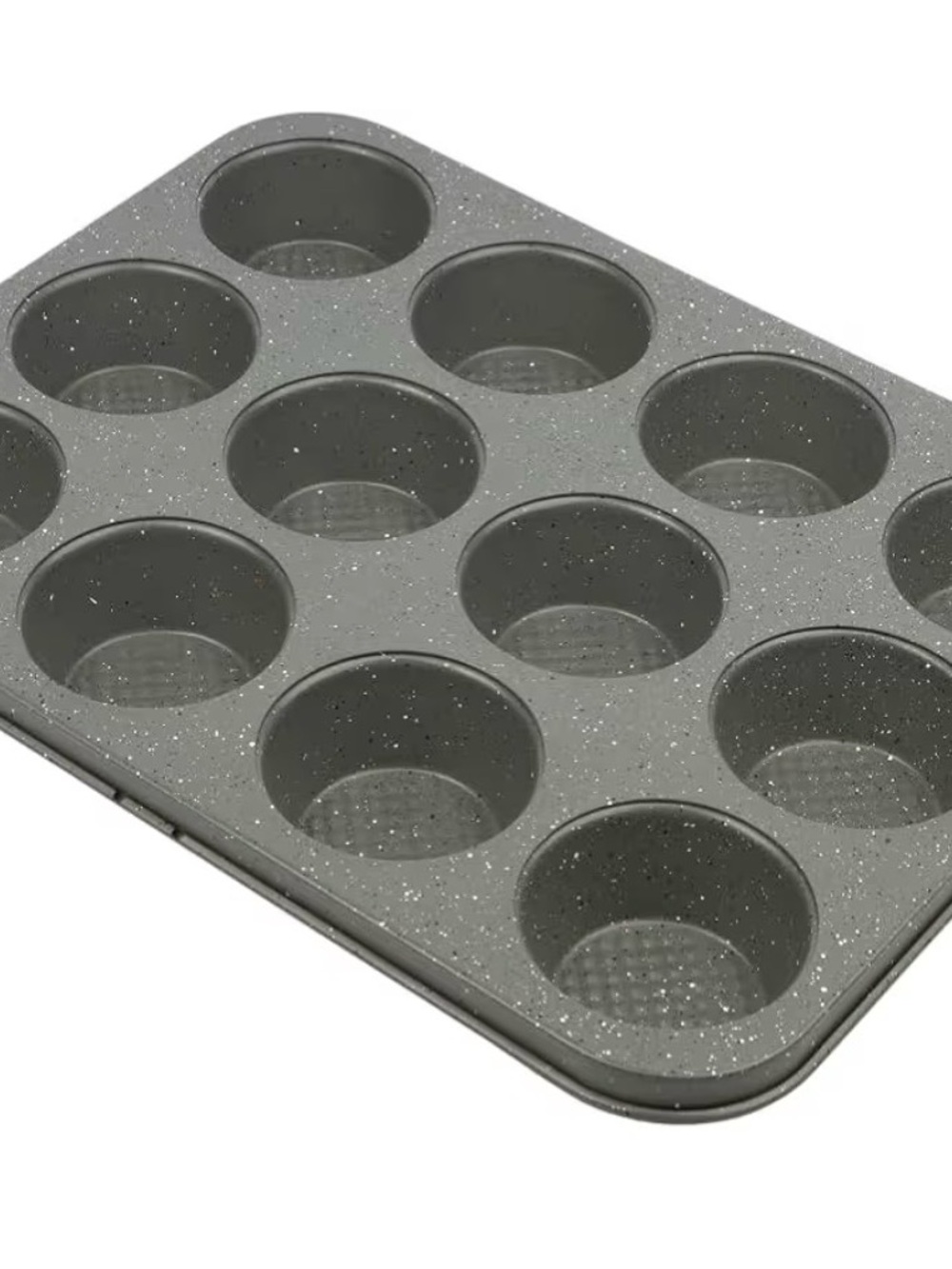 David Burke Gray 12-Cup Nonstick Muffin Pan